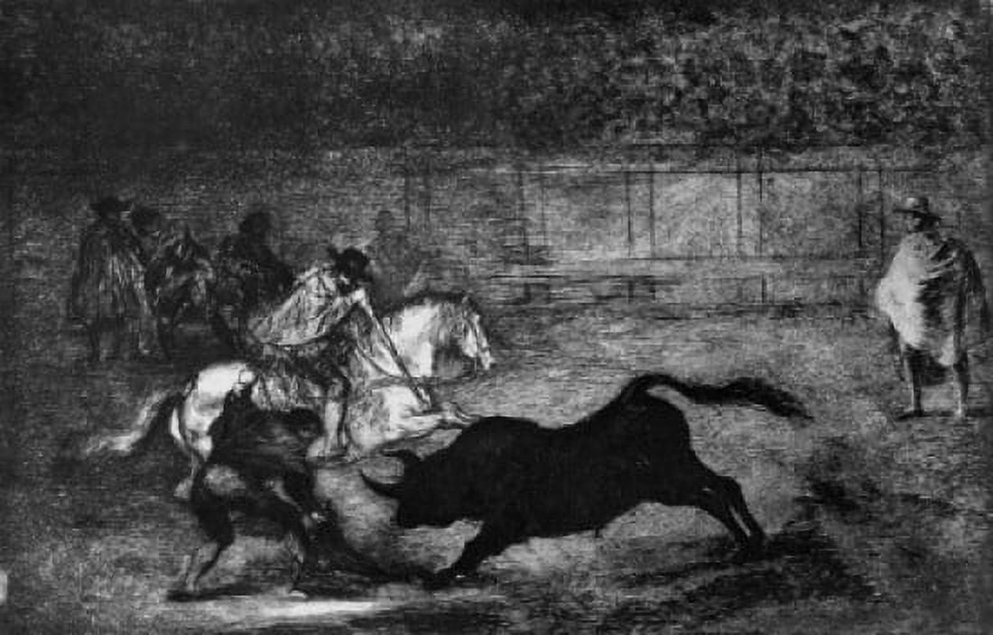 La Tauromaquia Series Francisco Goya y Lucientes (1746-1828 Spanish) Canvas Art - Francisco Goya y Lucientes (18 x 24)