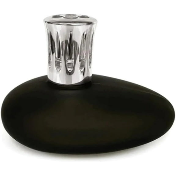 La-Tee-Da BLACK STONE ( Black ) Effusion Lamp Includes - Lamp, Solid Lid, Vent Lid, Funnel, Stone Wick Assembly