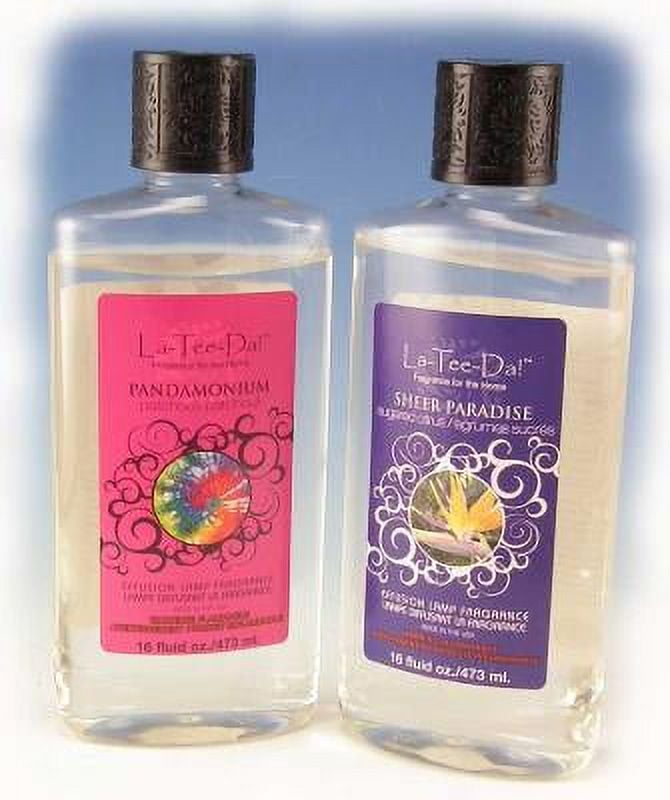 La-Tee-Da Effusion and Fragrance Lamp Oil Refills - 16 oz - AMBER-WOODS