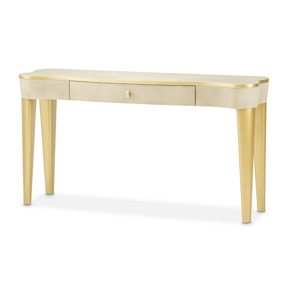 La Terrazza Console Table with Drawer - Silver Mist