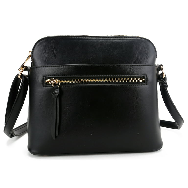 LA TERRE Lightweight Medium Crossbody Bags for Women, Small Crossbody Handbags  Vegan Leather Shoulder Bag Purses: Handbags