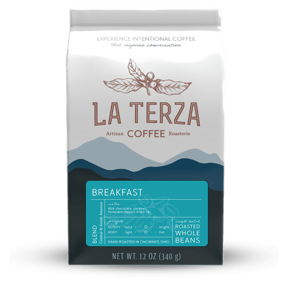La Terza - Breakfast Coffee Blend (12oz, whole bean)