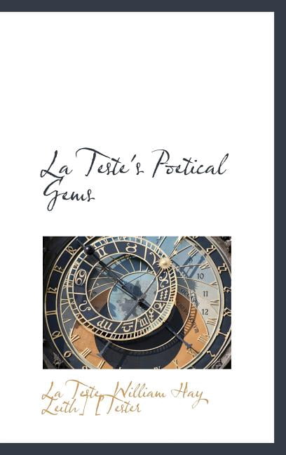 La Teste's Poetical Gems Hardcover