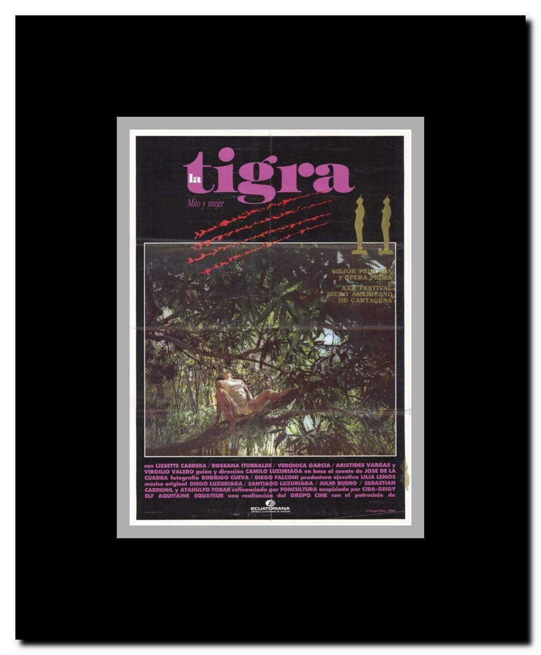 La Tigra Framed Movie Poster