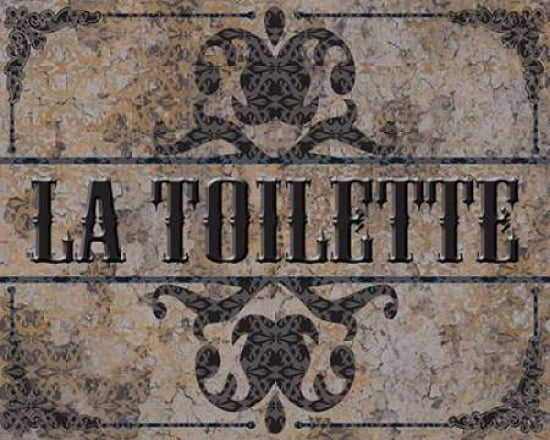 La Toilette Grey Gold Canvas Art - Lynn Garwood (24 x 30)