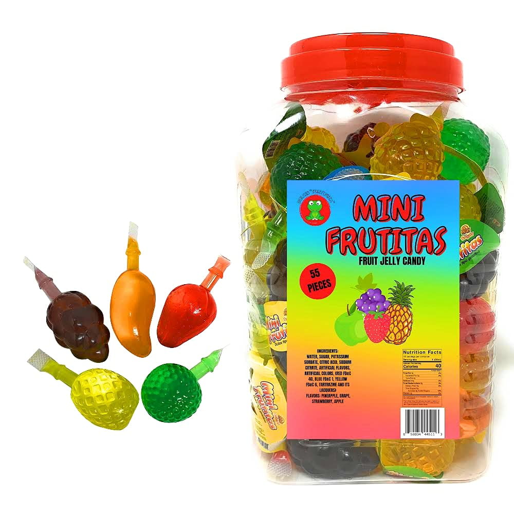 La Tortugita Squeezable Fruit Flavored Jelly Snacks (55 pieces)