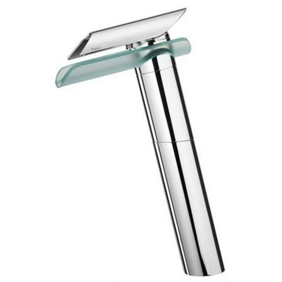 La Toscana 73CR205VRLL Morgana Single Handle Lavatory Vessel Glass Spout Chrome