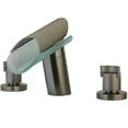 thumbnail image 1 of La Toscana 73PW214VR Morgana 8 in. Widespread - Brushed Nickel- Glass, 1 of 1