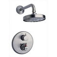 thumbnail image 1 of La Toscana 78PW690 Elba 2-Handle Single-Spray Shower Faucet in Brushed Nickel, 1 of 1