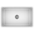 thumbnail image 1 of La Toscana LTW3019W Farmhouse Fireclay Kitchen Sink, White, 1 of 5