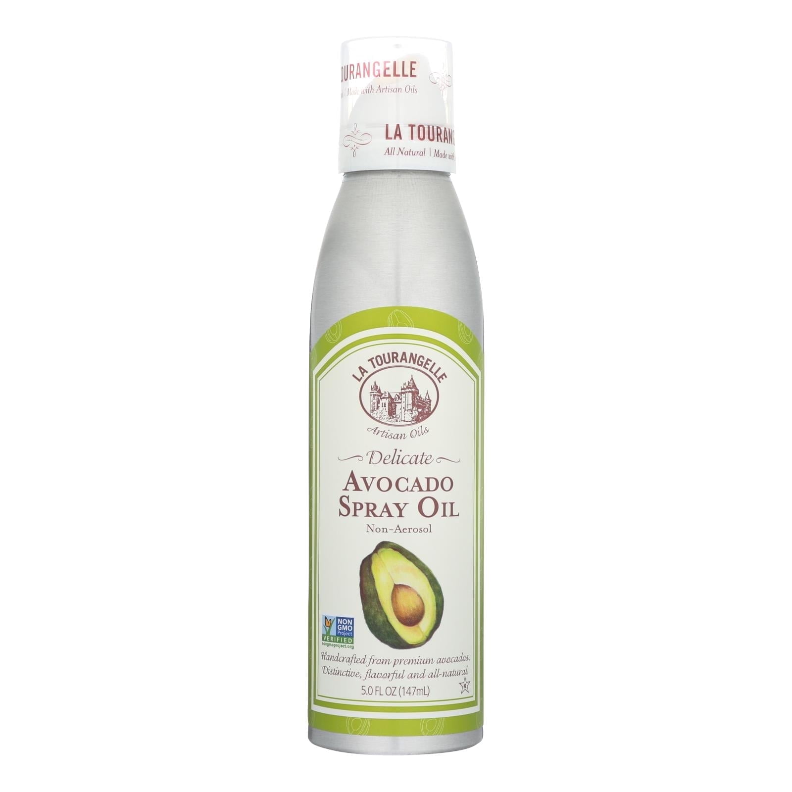LA TOURANGELLE - Pure Avocado Oil Cooking Spray - 147 ml, Case of 6