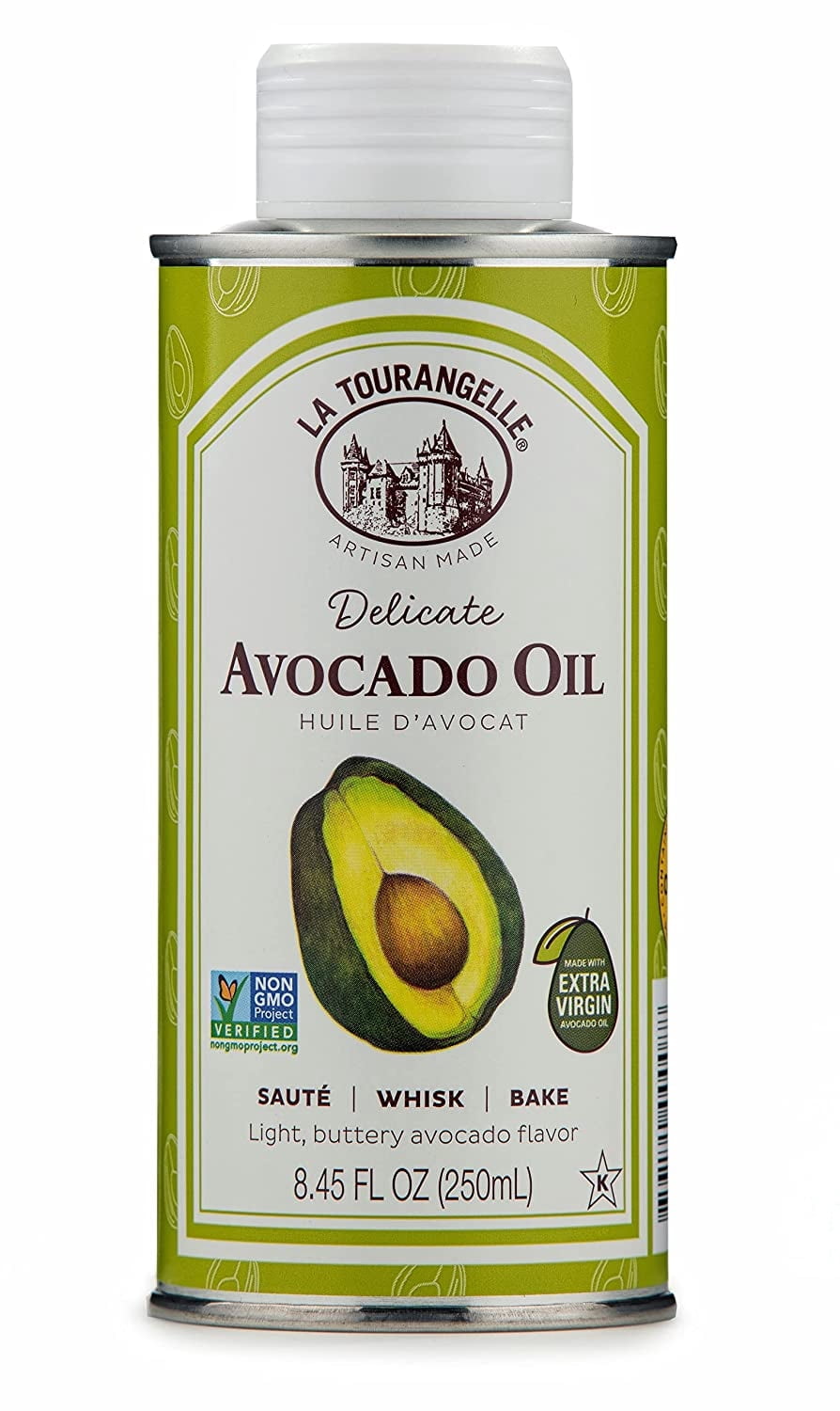 La Tourangelle Delicate Avocado Oil 8.45 fl oz Pack of 4