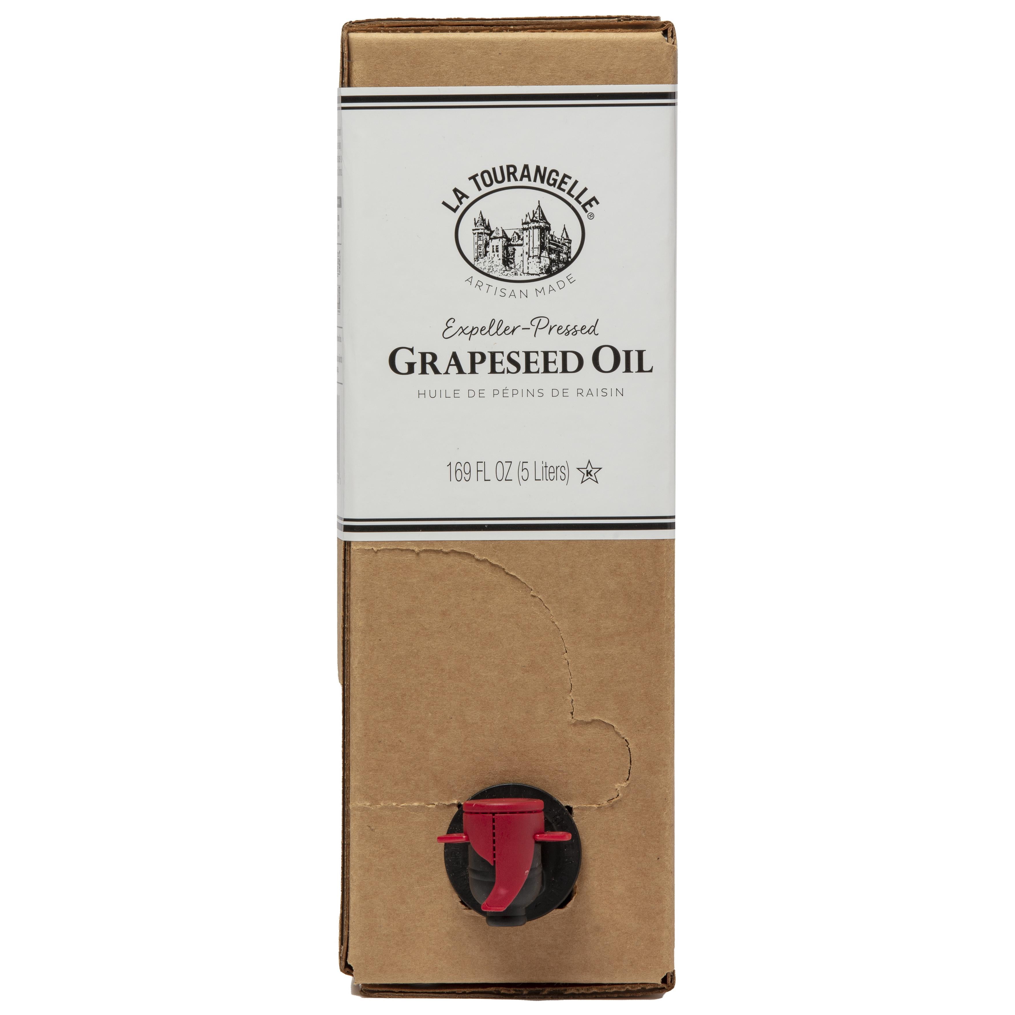 La Tourangelle Expeller-Pressed Grapeseed Oil, 169 Fl Oz (5 Liters)