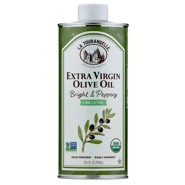 La Tourangelle Organic Extra Virgin Olive Oil, 25.4 fl oz (750 ml