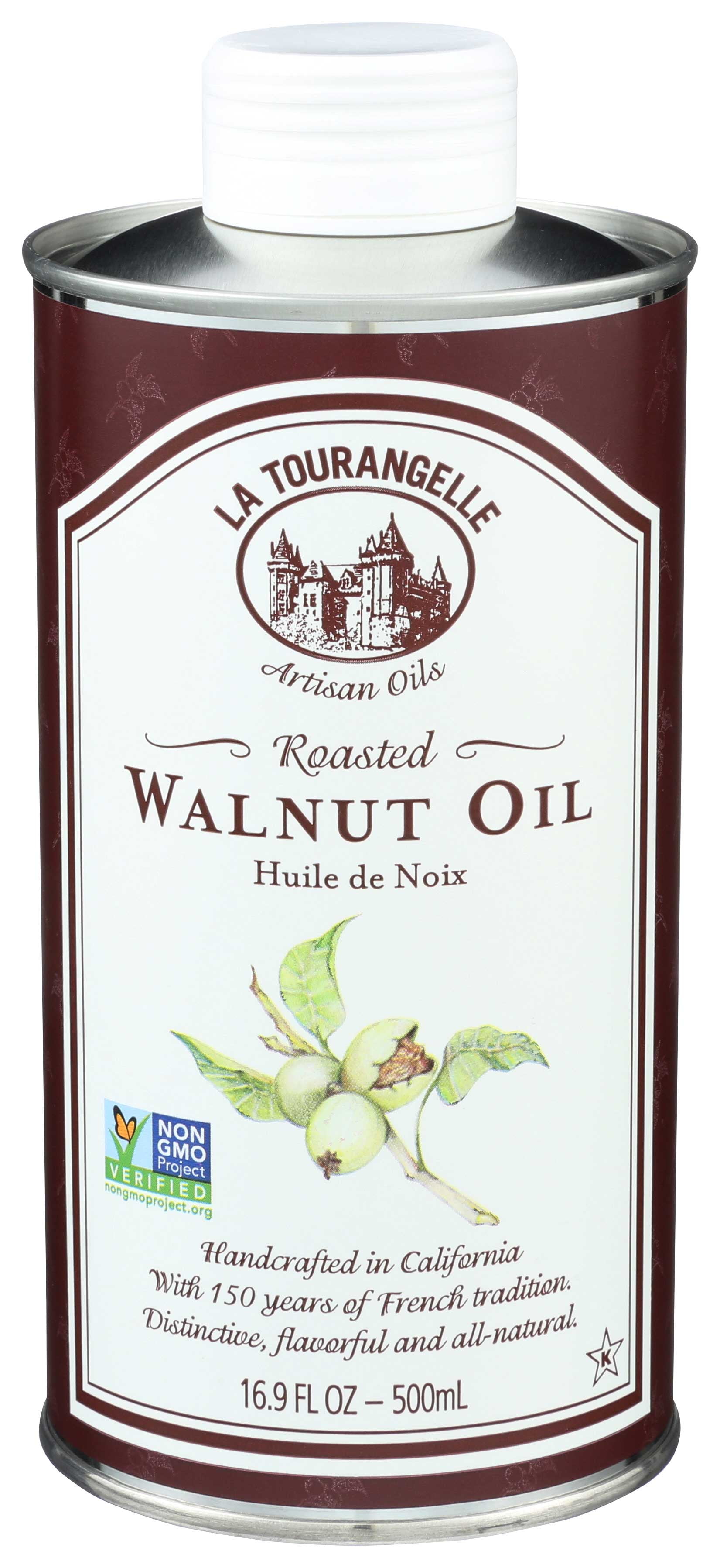 La Tourangelle Roasted Walnut Oil, 500 Milliliter 6 per case