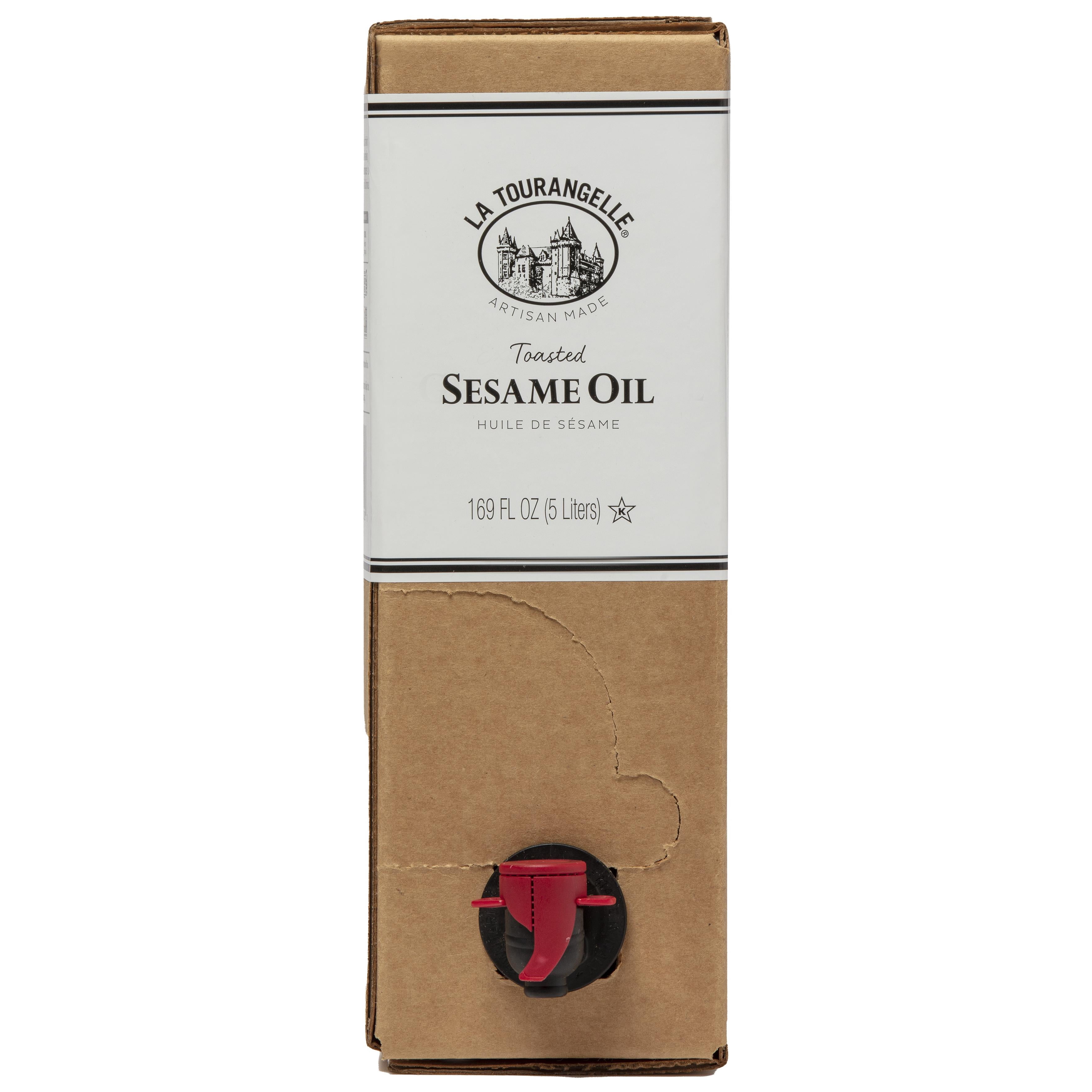 La Tourangelle Toasted Sesame Oil, 169 Fl Oz (5 Liters)