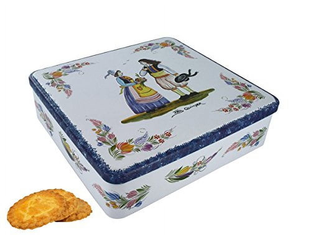 Ker Cadelac Butter Galettes in Quimper, 11.5-Ounce Tin