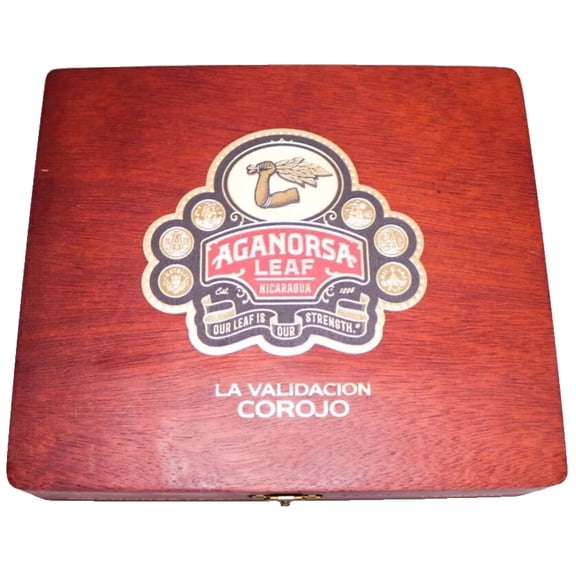 La Validacion Gran Toro Corojo Empty Wood Cigar Box 8.25" x 7" x 2"