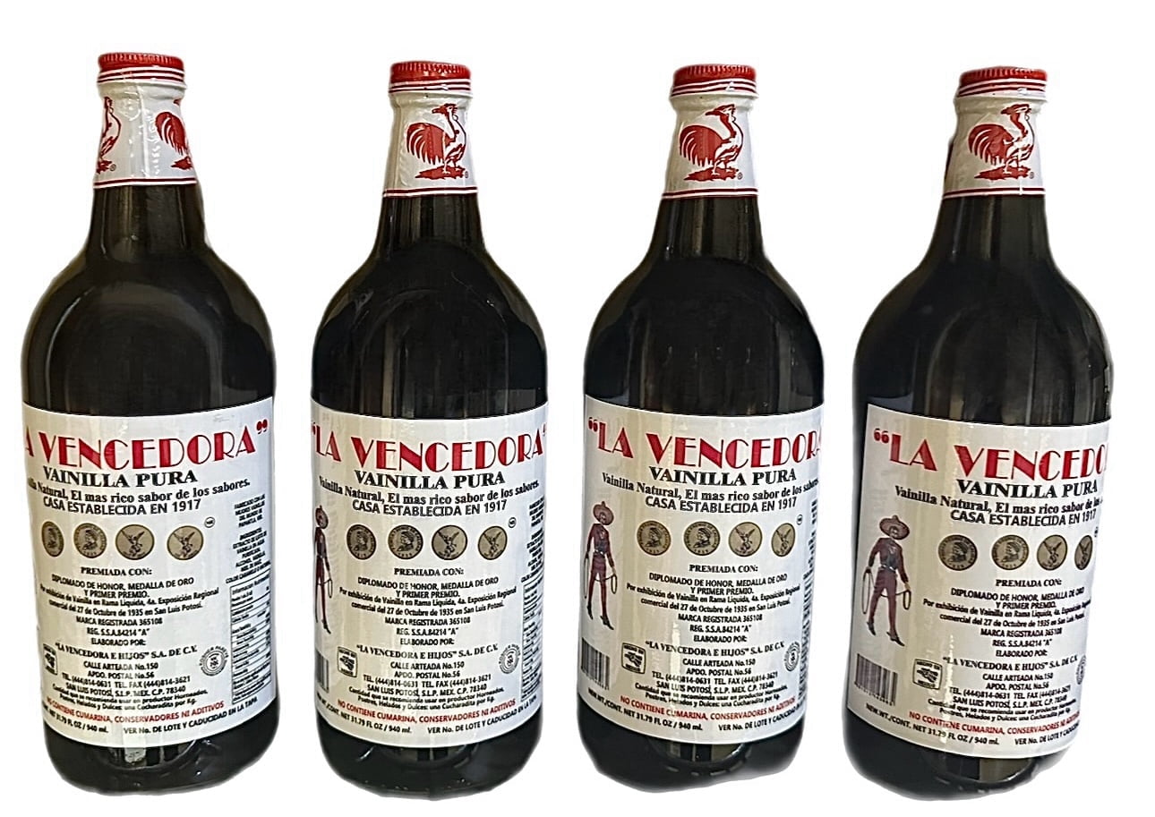 La Vencedora Mexican Vanilla (31.79 oz) Pack of 4