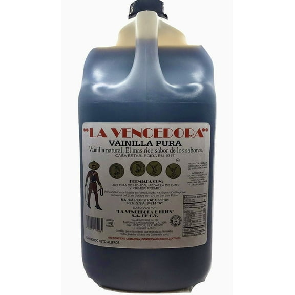 La Vencedora Mexican Vanilla Gallon Pack of 4