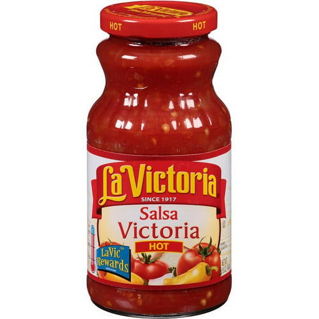 La Victoria Hot Salsa Victoria, 16 oz, (Pack of 12)