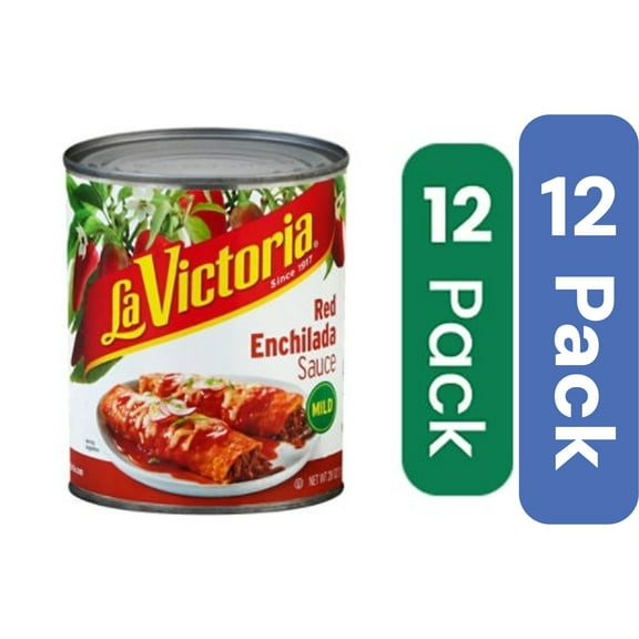 La Victoria Mild Enchilada Sauce 28 oz (Pack of 12)