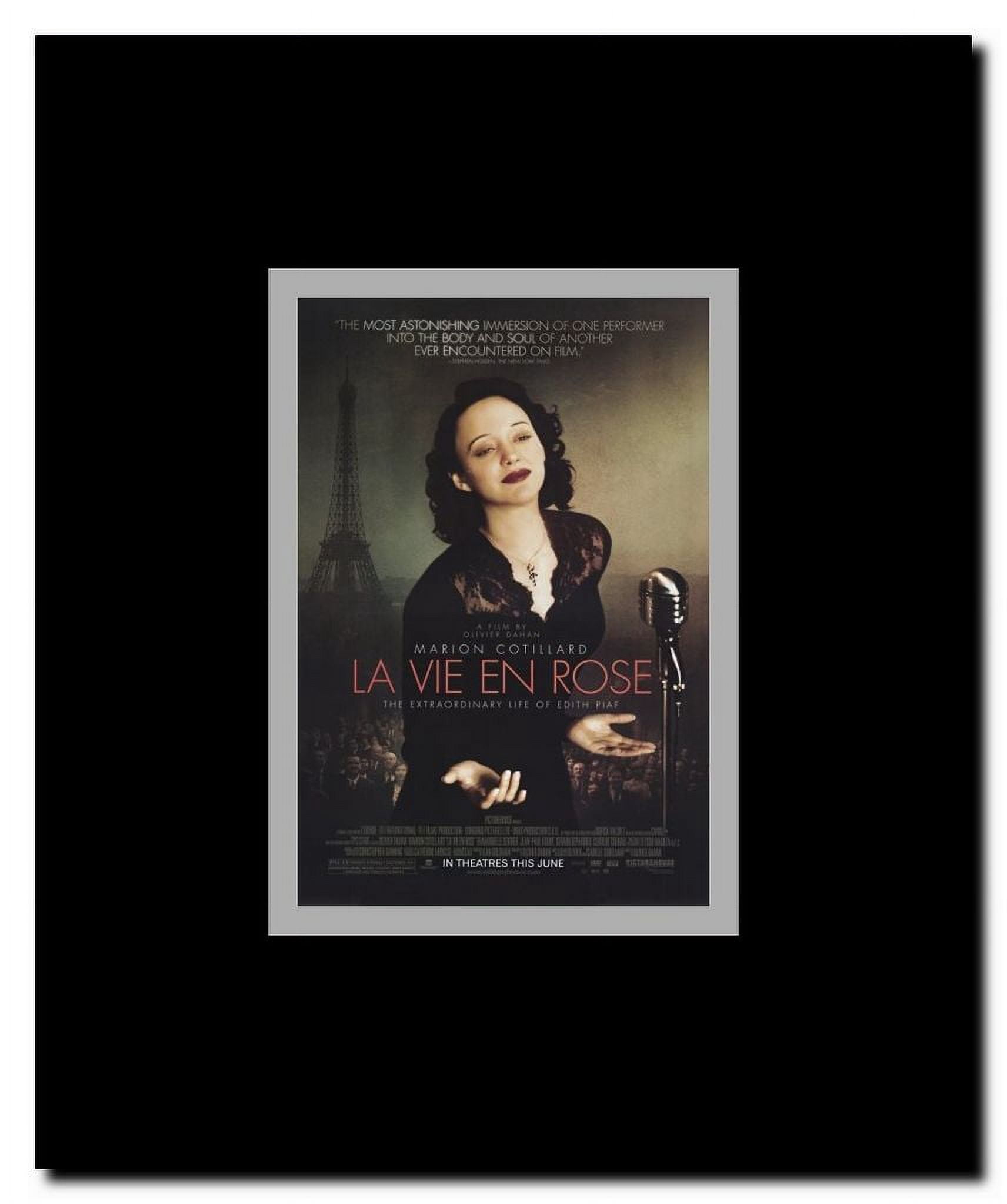 La Vie En Rose Framed Movie Poster