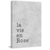La Vie En Rose Painting Print on Wrapped Canvas