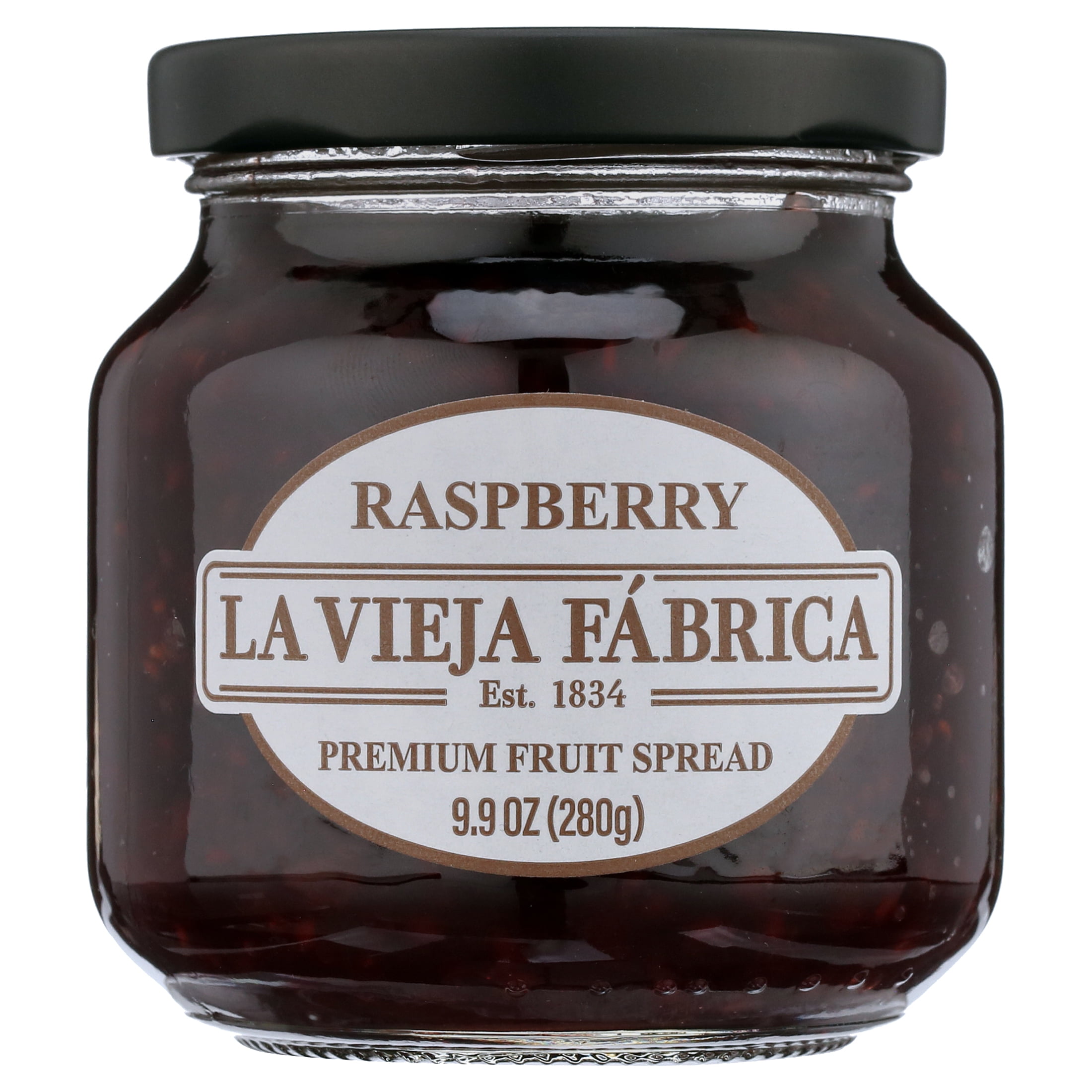 La Vieja Fabrica Fruit Spread Raspberry 9.9 oz Jar