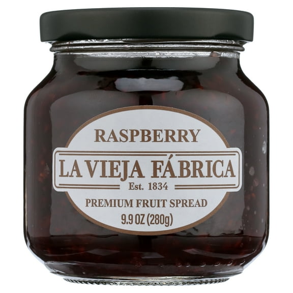 La Vieja Fabrica Fruit Spread Raspberry 9.9 oz Jar
