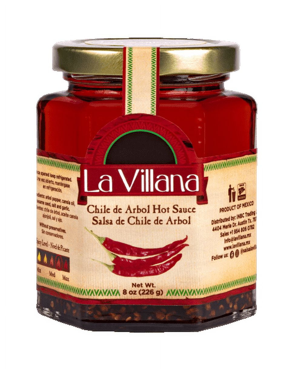 La Villana Salsa Chile de Arbol