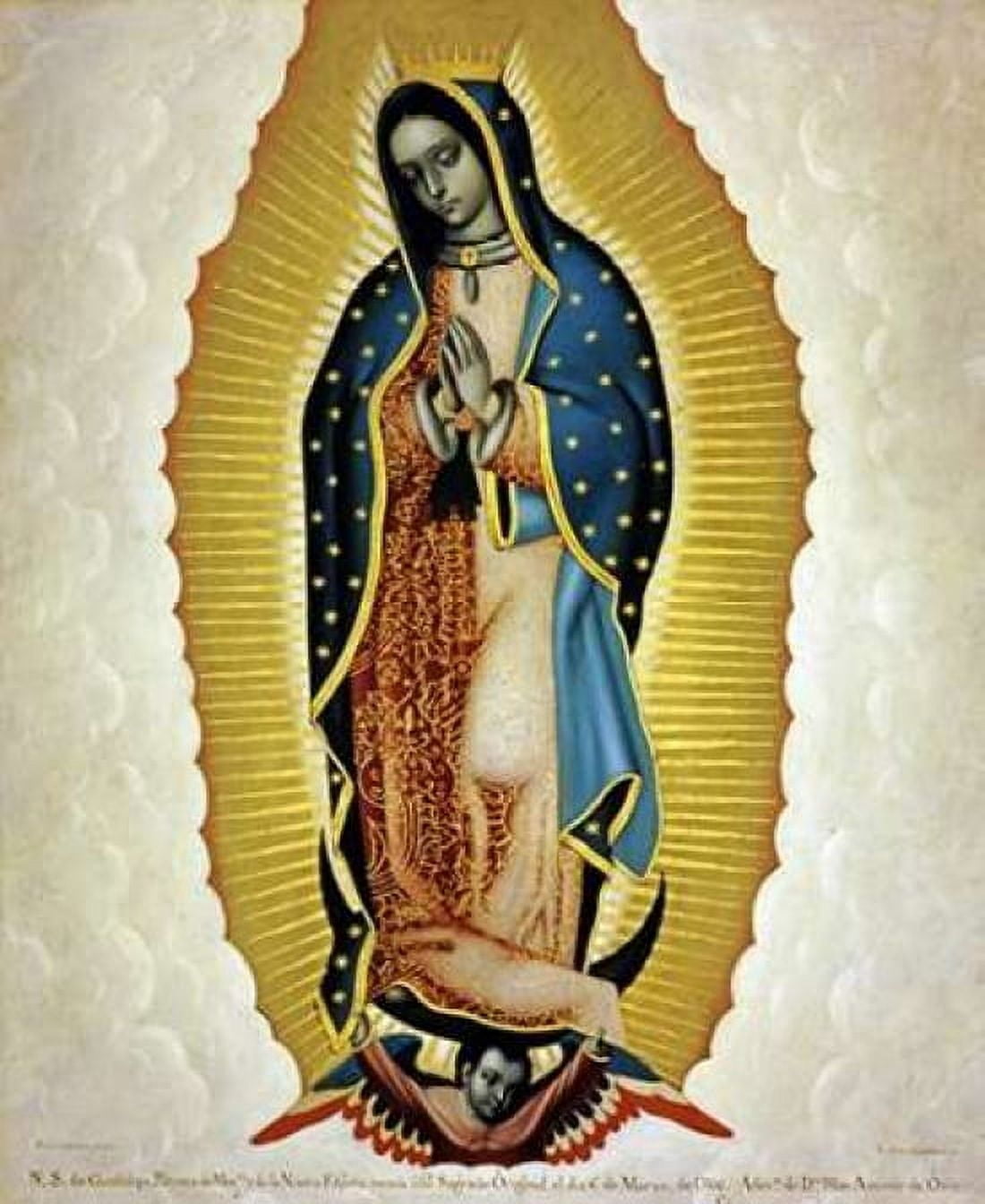 La Virgen De Guadalupe Canvas Art - Miguel Cabrera (20 x 24)