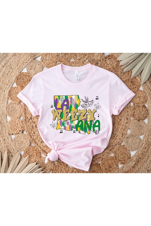 La Weezy Ana T-shirt, Mardi Gras T-shirt, Mardi Gras Shirt, Louisiana Mardi Grass, Mardi Gras Shirt, Trendy Shirt, Women's shirt All Size S-5Xl