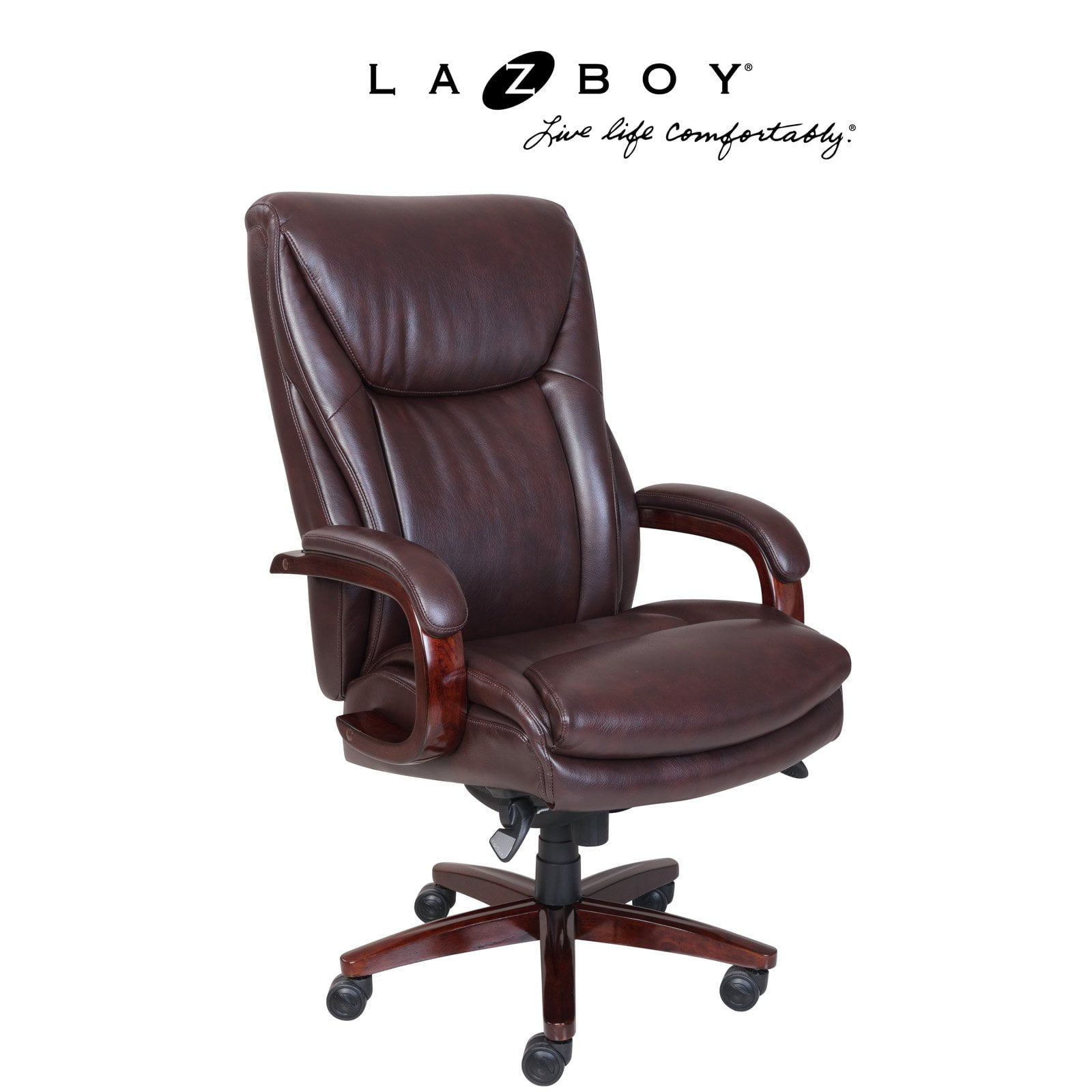 LaZBoy Big and Tall Edmonton Executive Office Chair Brown