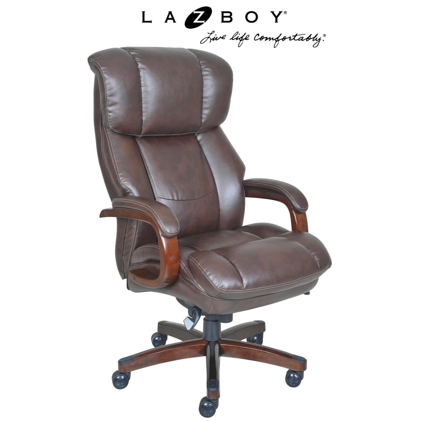 La Z Boy Fairmont Big and Tall Executive Office Chair Biscuit