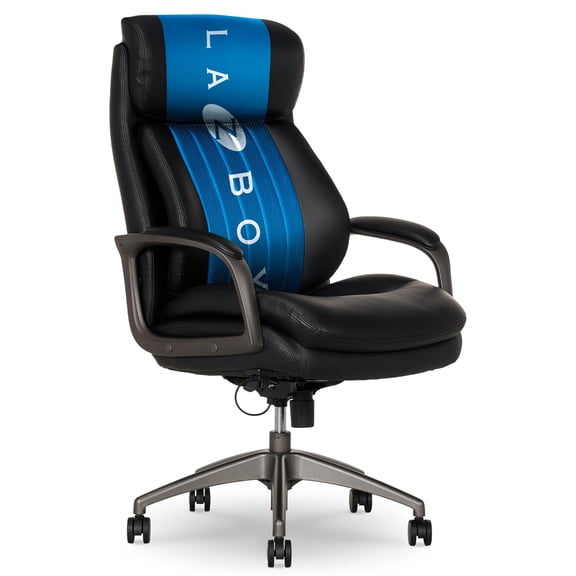 La-Z-Boy High-Back Ergonomic Office Chair, AIR Lumbar Support Leather Chair