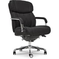 thumbnail image 1 of La-Z-Boy Sutherland Quilted Leather Executive Office Chair Black Bonded Leather, 1 of 9