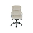 thumbnail image 1 of La-Z-Boy Sutherland Quilted Fabric Executive Office Chair Cream, 1 of 4