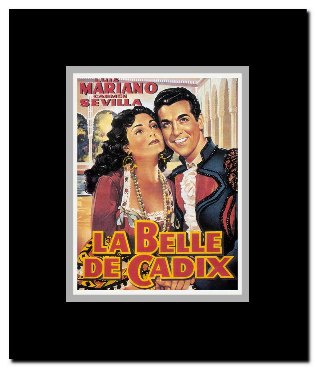 La belle de Cadix Framed Movie Poster