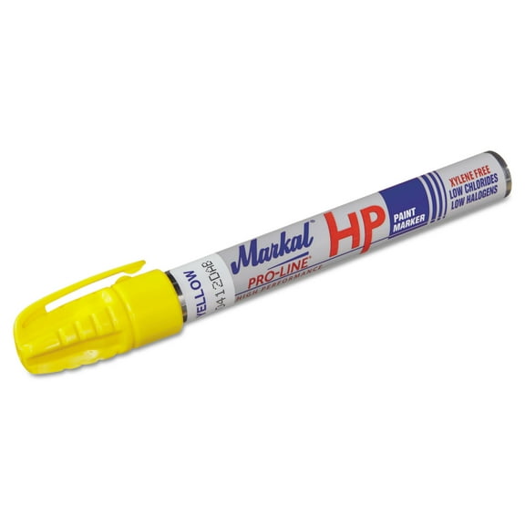 La-co Industries Pro-line Paint Marker 96961, Medium Bullet Tip, Yellow