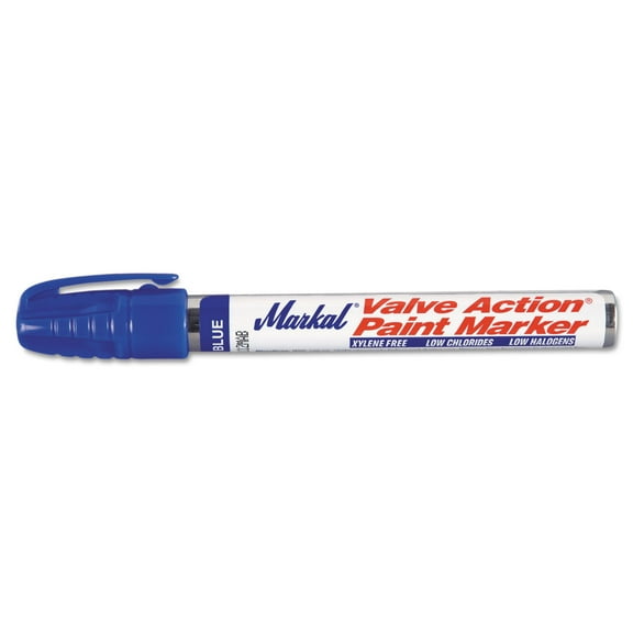 La-co Industries Valve Action pnt Marker 96825, Medium Bullet Tip, Blue
