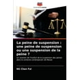 thumbnail image 1 of La peine de suspension (Paperback), 1 of 1