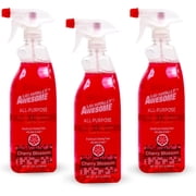 Las Totally Awesome All-Purpose Cleaner Spray, Cherry Blossom, Plant-Based and Biodegradable Formula Perfect for Most Counters, Sinks, Appliances and More, 32 Fl Oz, Pack of 3