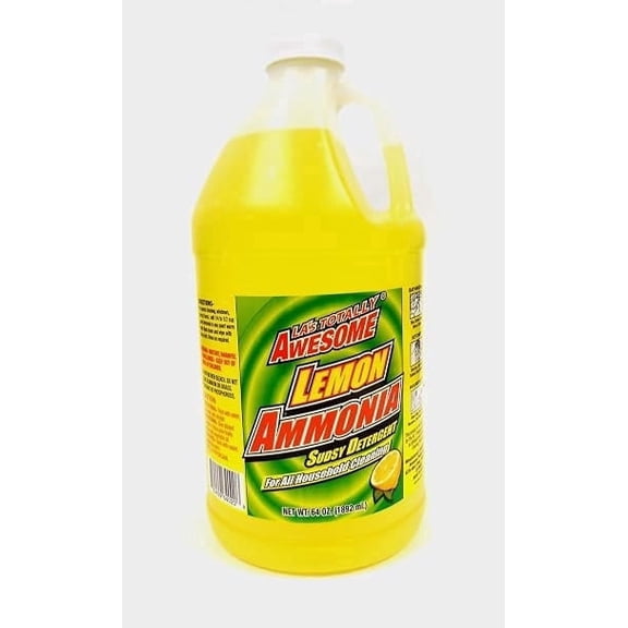 La's Totally Awesome Ammonia Lemon All Purpose Concentrated Cleaner Degreaser Spot Remover 64 oz refills - 1 bottle 4 Pound (Pack of 1)
