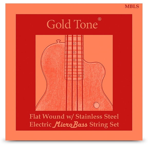 Gold Tone MBLS MicroBass LaBella Flat Wound Strings