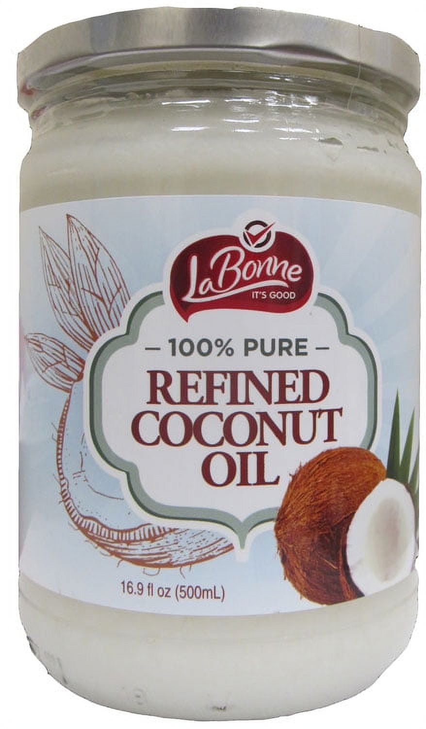 LaBonne Kosher 100 Pure Refined Coconut Oil Passover 16.9 Fl Oz