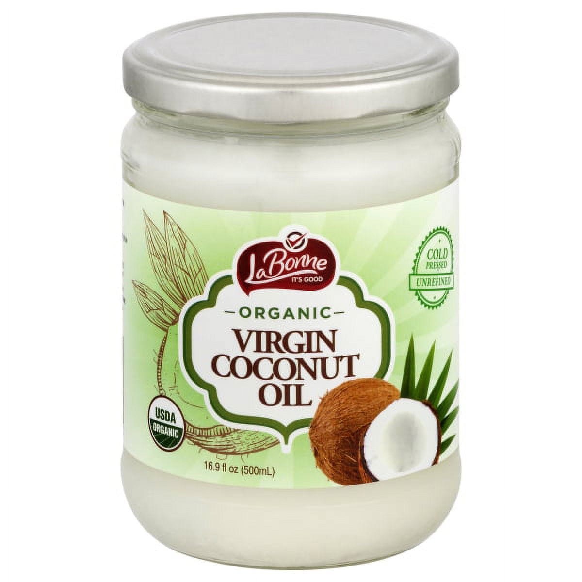 LaBonne Kosher Organic Virgin Coconut Oil - 16.9 Oz