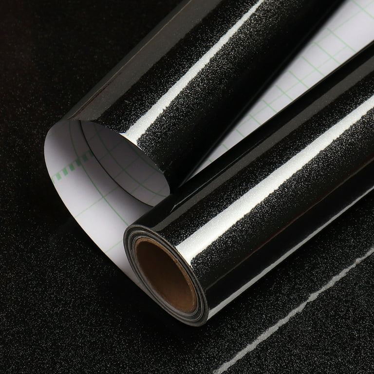 LaCheery Glitter Black Peel and Stick Wallpaper Self Adhesive