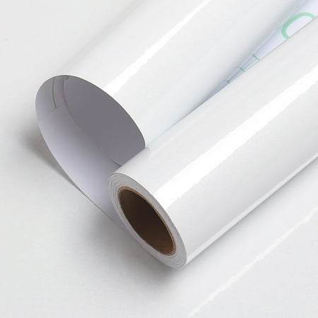 LaCheery Glitter White Countertop Contact Paper Peel and Stick Wallpaper Waterproof Self Adhesive White Removable Counter Top Covers for Kitchen Bedroom Table Drawer Shelf Cabinets 16"x160"