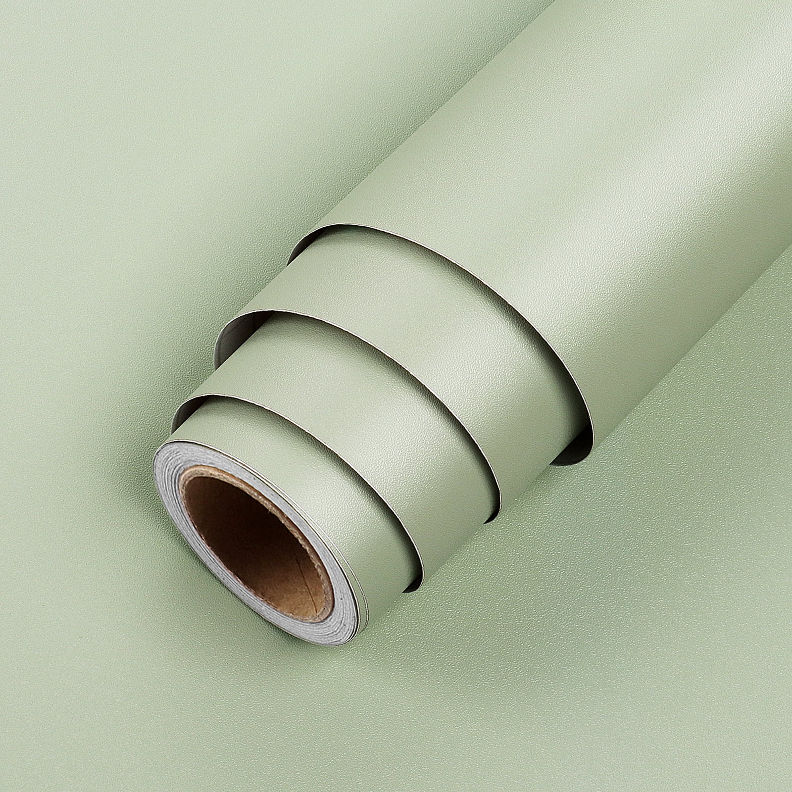 LaCheery Textured Wallpaper Stick and Peel Dark Green Contact Paper De
